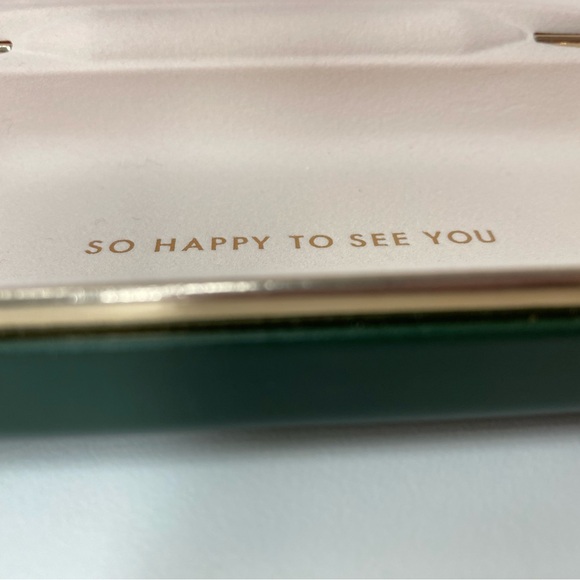 Kate spade eyeglass case pink and green - Picture 2 of 6